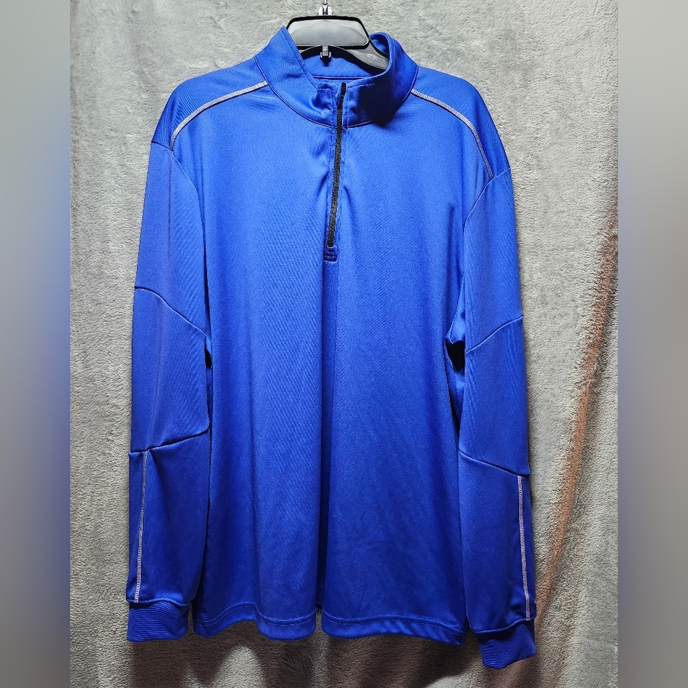 Mens Grand Slam XL half zip long sleeve shirt